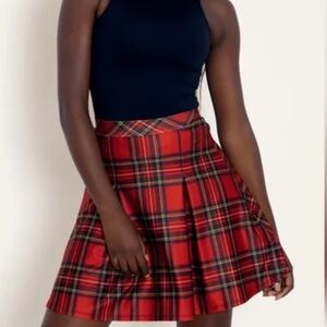 Blackmilk Red Tarten Skirt